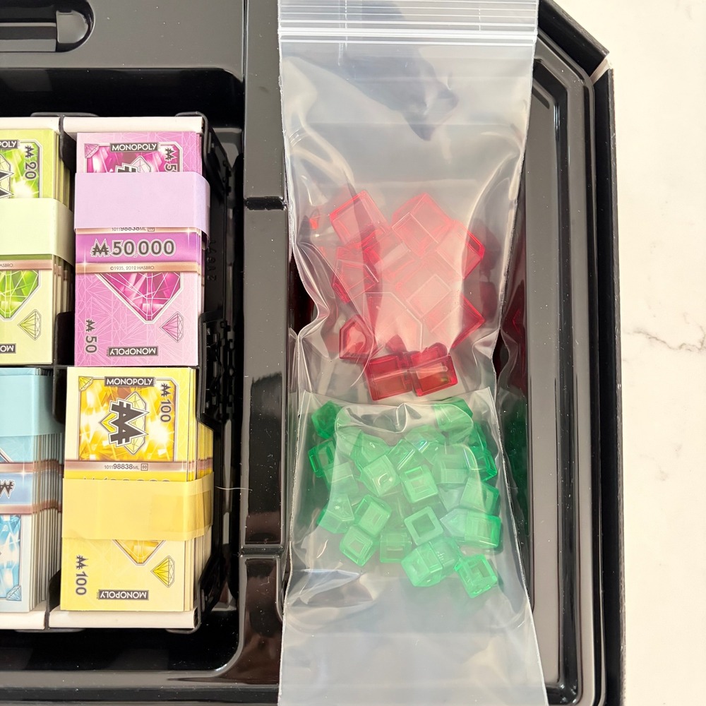 Hasbro Monopoly Millionaire Board Game Property Trading Diamond New Open Box - Picture 7 of 9